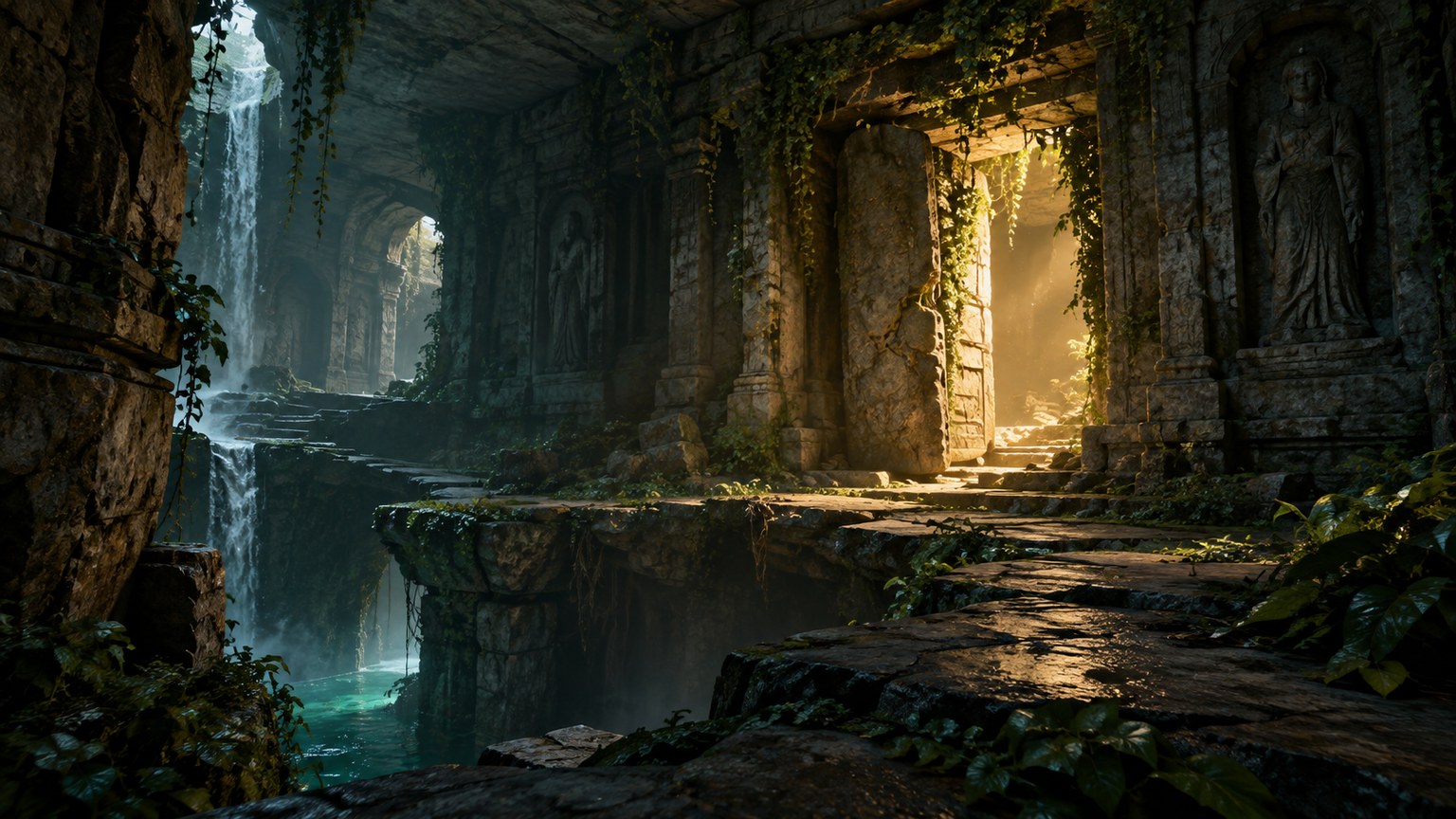 Original video game themed hero image for Crafting Worlds with Secrets: Hidden Areas in Action/Adventure Games