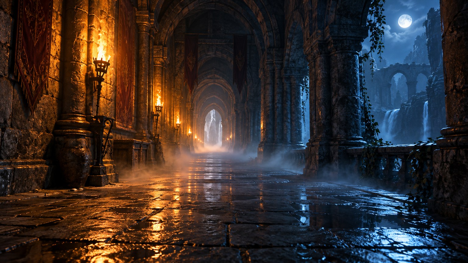 Original video game themed hero image for Lighting and Mood in Action/Adventure Games: Creating Atmosphere